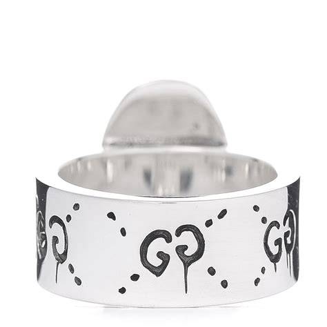 dua lipa gucci ghost ring|925 Sterling Silver Small GucciGhost Ring .